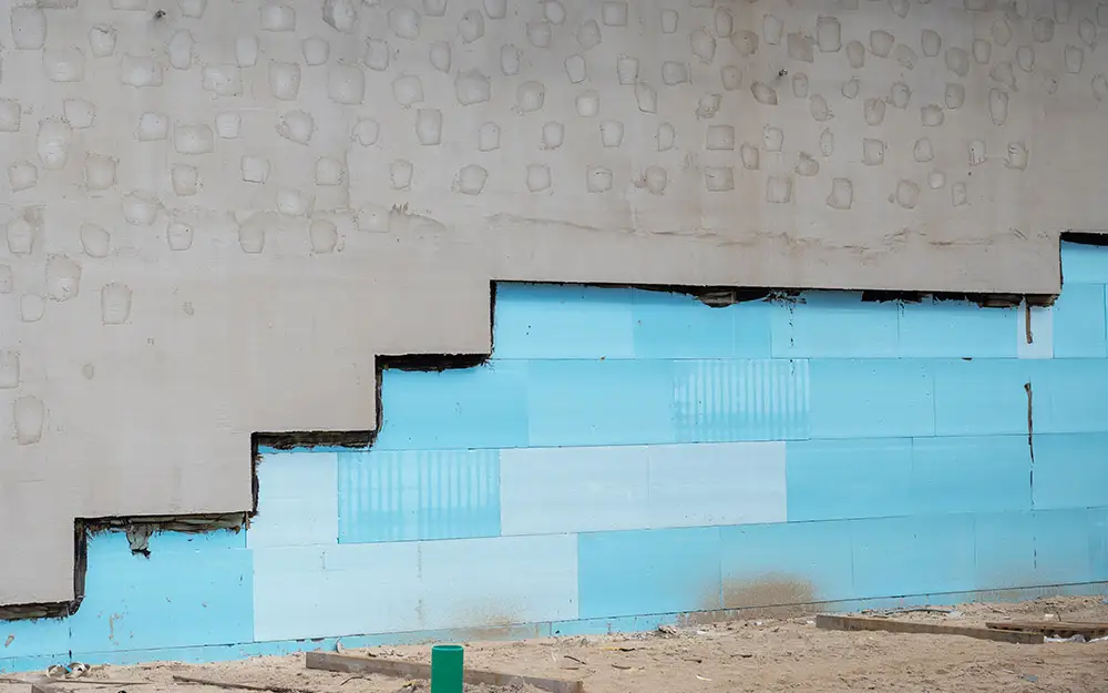 AM Raumbau Berlin GmbH Wärmedämmverbundsystem (WDVS) im Aufbau